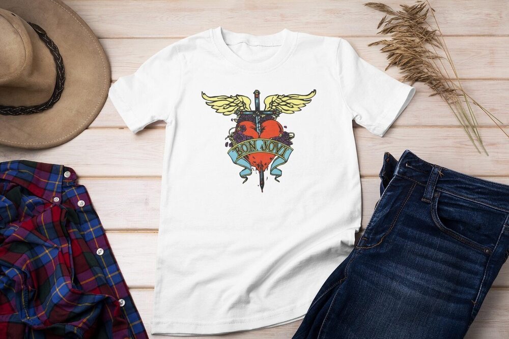 Bon Jovi Logo Shirt, Bon Jovi Shirts